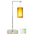 Digital LED Lamp w/ Double Cylinder Shade - Yellow Shade